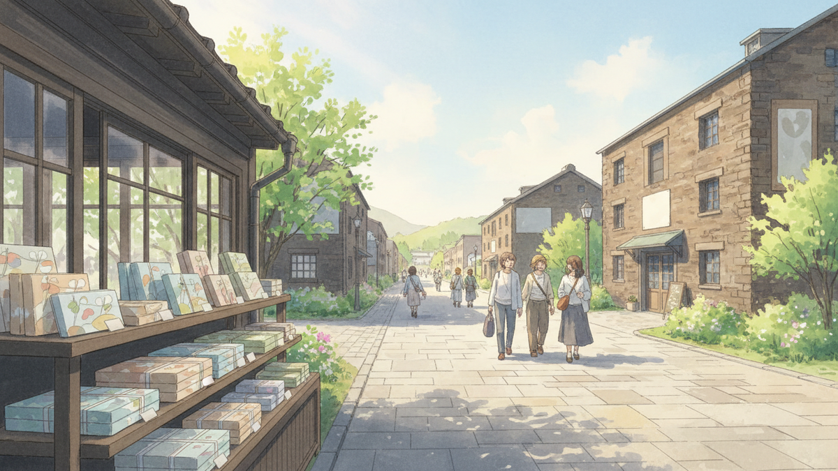 Comparing Otaru local souvenirs and airport shopping